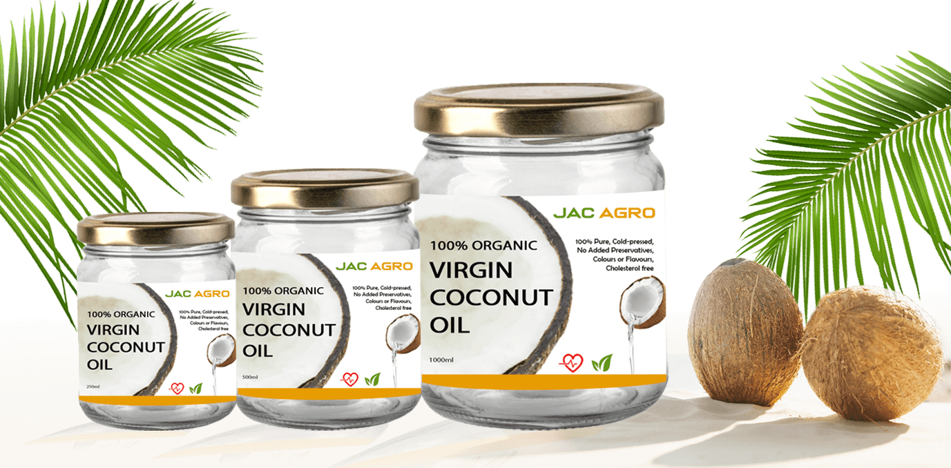 Virgin Coconut Oil is made naturally by cold pressing the coconut kernel mechanically and it is chemical and additive free, and is the purest form of coconut oil.